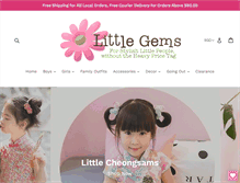 Tablet Screenshot of littlegemsinc.com